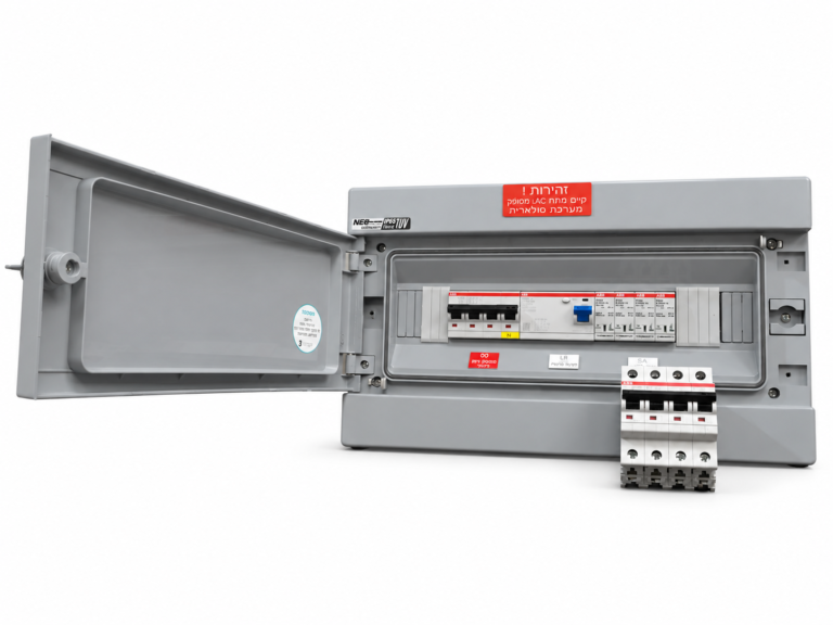 Open Electrical Panel and Circuit Breaker
